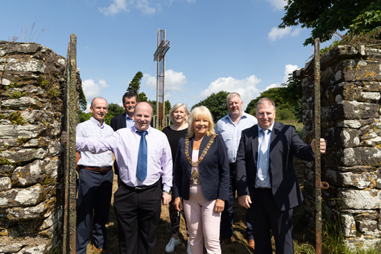 The Lord Mayor and Cork City Council officials at the handover of All Saints Famine Graveyard, Carrs Hill