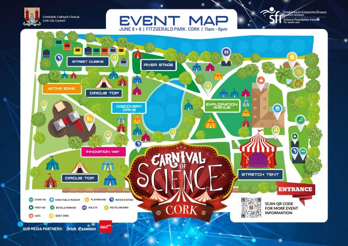 Carnival of Science 2024 map